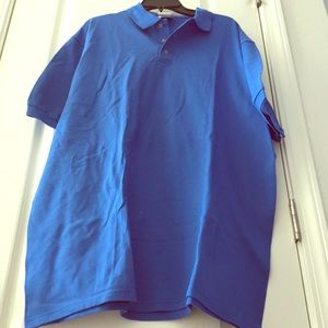 “Clearance 3/$10” Men’s blue polo shirt